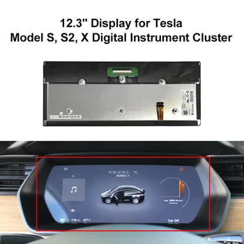 1pc 2.3 Colių Skaitmeninio Dokumento LCD Ekranas Tesla Model S 2 X LA123WF1(SL)(01) Prietaisų skydelis Ekranas Asamblėjos Pakeisti