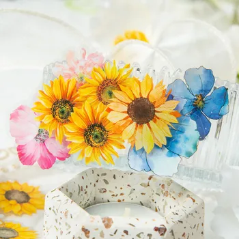50Pcs Dienoraštis Lipdukas Scrapbooking gėlės žydi kaip sapnas Planuotojas Japonijos Šiukšlių Leidinys Kawaii Dekoratyvinis Kanceliarinės prekės Lipdukas