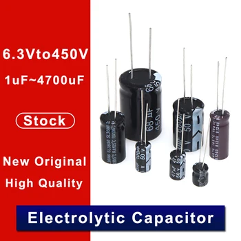 50PCS Higt kokybės 400V6.8UF 10*13 6.8 UF 400V 10*13MM Elektrolitinius kondensatorius hjxrhgal