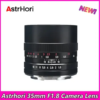 Astrhori 35mm F1.8 Objektyvas Viso Kadro Didelės Diafragmos Rankinio Fokusavimo Fotoaparatas Objektyvas Sony E 