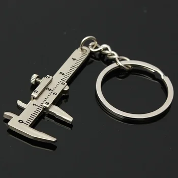 Automobilio Raktas Mini Vernier Suportas Nešiojamų 0-40mm Keychain 