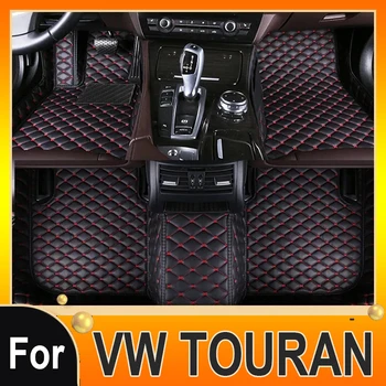 Automobilių Kilimėliai Volkswagen TOURAN 7-seat 2006-2015 2014 2013 2012 2011 Custom Auto Pėdų Pagalvėlės Automobilių Kilimų Padengti interjeras