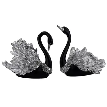 Black Swan Statulėlės, Dekoratyviniai Stalo Ornamentas už Spinta Lentyna Spintos