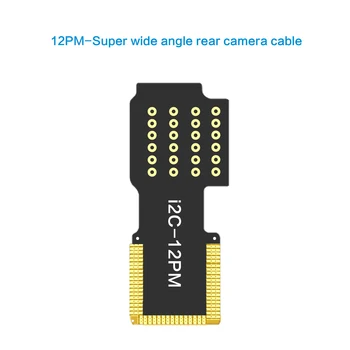I2C Tuščias Galinio vaizdo Kamera Flex Kabelis FPC iPhone 12PM Super Plataus Kampo Remonto Apsikeitimo Dalių Rinkinys