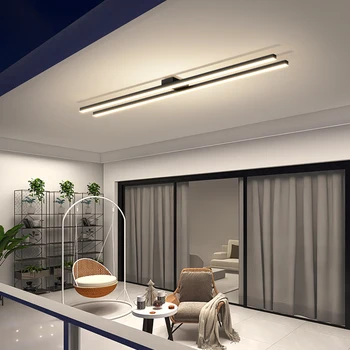 Italijos minimalistinis LED juostelės koridorius, koridoriuje šviesos minimalistinio modernaus įėjimas, veranda, balkonas, šviesos, drabužinė šviesa