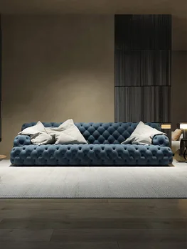 Italijos prabangių užtrauktukas audinio sofos internete celebrity technologijos audinio sofos, modernus minimalistinio kambarį dizainerio sofa užsakymą sof