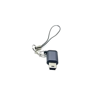 Konversijos Adapterio Tipas-C, Mini USB, su Anti-lost Virvę 480Mbps Duomenų Perdavimas