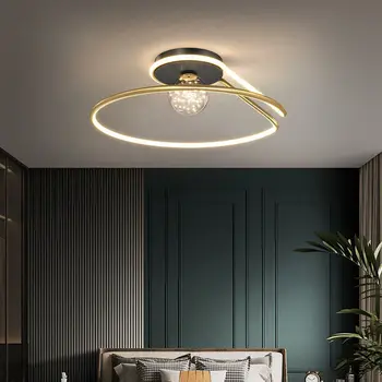 Miegamojo lempa 2022 naujas stilius minimalistinis ratas Šiaurės ins pilnas žvaigždžių Šiuolaikinės paprasta lubų lempa