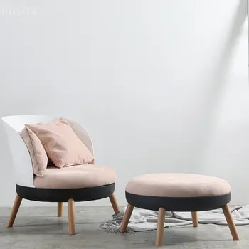 Nordic light luxury sofa-lova, kėdės, modernaus paprastas, mažas butas, gyvenamasis kambarys sofos, miegamojo kėdė kūrybos viena kėdė