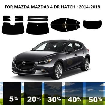 Pjaustytuose nanoceramics automobilių UV Lango Atspalvis, Rinkinys, Automobilių Langų Plėvelės MAZDA MAZDA3 4 DR LIUKAS 2014-2018 m.