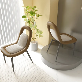 Prabangus Dizainas Kambarį Kėdės Komfortas Atlošas Sodo Virtuvės Kėdės Lounge Šiuolaikinės Sillones Salonas Kiemo Baldai LJ50DC