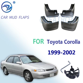 Priekinės Galinės Purvo Atvartais Toyota Corolla AE110 1999 2000 2001 2002 Splash Apsaugai Purvasargių