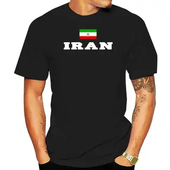 T-Shirt IRANO Vėliava Marškinėliai Herren Fanshirt mit Flagge bis 5XL (WMS02-26a)