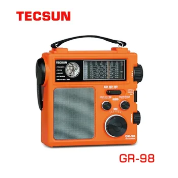 Tecsun GR-98 Radijo DSP FM Vidutinių Bangų Trumpųjų Žymiklį Ranka Sukamas elektros Energijos Gamybos Namų Avarinio Radijo Tecsun GR98