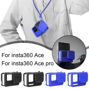 Už Insta360 Ace Pro Silikono Apsaugos Atveju Visišką Apsaugą Nuo Įbrėžimų ir Smūgių Už Insta360 Ace Fotoaparato Priedai