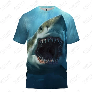 Vyriški Keltų Ryklys 3D Spausdinimo T -shirt marškinėliai Vasarą, Nauja Mados Tendencija T -shirt Aukštos kokybės Street Laisvalaikio Stiliaus marškinėliai