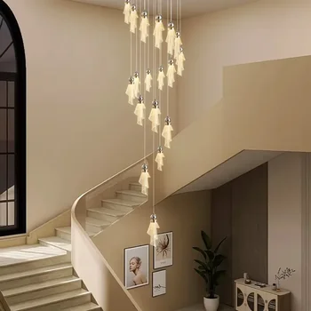 Šiaurės šalių namų dekoro valgomasis Pakabukas lemputė užsidega, patalpų apšvietimas, laiptų lempos kabo šviestuvo šviesos žibintus, gyvenamasis kambarys